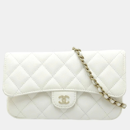 Chanel: Белый кошелёк 