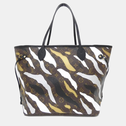 Louis Vuitton: Коричневая сумка  Neverfull MM