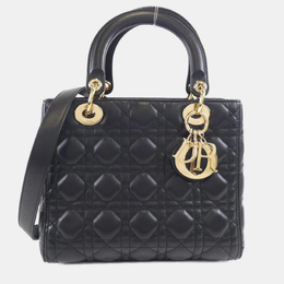 Dior: Чёрная сумка 