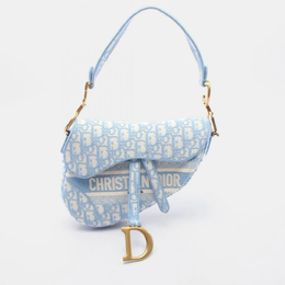 Dior: Голубая сумка 