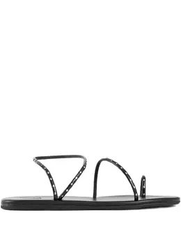 Ancient Greek Sandals: Чёрные сандалии 