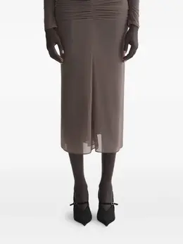 Mugler: Юбка в сетку 