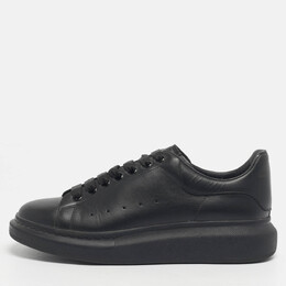 Alexander McQueen: Чёрные кроссовки  Oversized