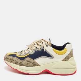 Gucci: Многоцветные кроссовки  GG Supreme