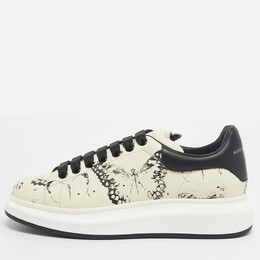Alexander McQueen: Чёрные кроссовки  Oversized