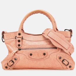 Balenciaga: Розовая сумка 