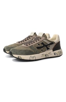 Premiata: Кроссовки  Mick цвета хаки