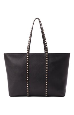 Valentino: Чёрная сумка  Rockstud