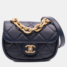 Chanel: Синяя сумка 