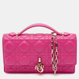 Dior: Розовый клатч 