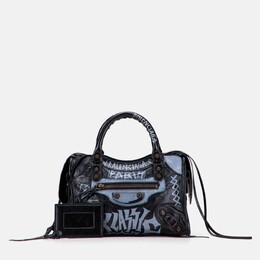 Balenciaga: Чёрная сумка  Classic City