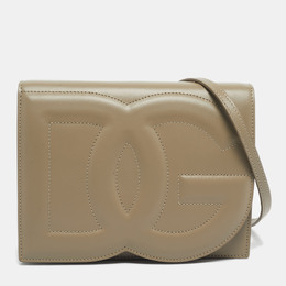 Dolce & Gabbana: Бежевая сумка  DG