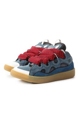 Lanvin: Синие кеды  Curb