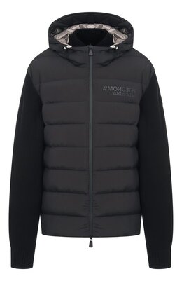 Moncler Grenoble: Чёрный кардиган 
