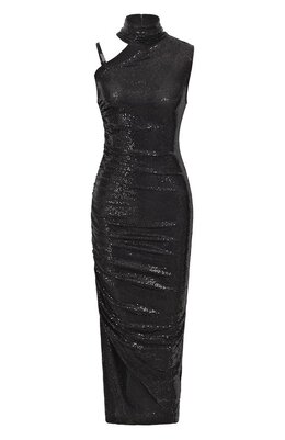 Versace Jeans Couture: Платье с пайетками 