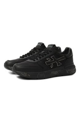 Premiata: Чёрные кроссовки  Mick