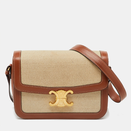 Celine: Бежевая сумка 