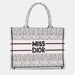 Dior: Розовая сумка-шоппер 