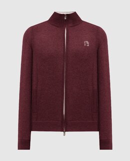 Brunello Cucinelli: Бордовая куртка 