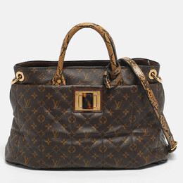 Louis Vuitton: Коричневая сумка 