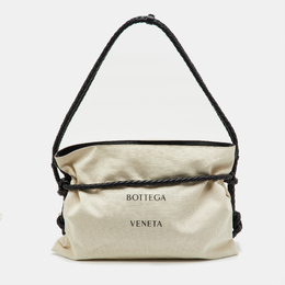 Bottega Veneta: Бежевая сумка 