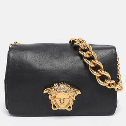 Versace: Чёрная сумка  Palazzo