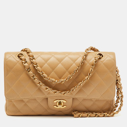 Chanel: Бежевая сумка 