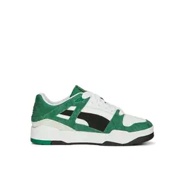PUMA: Зелёные кеды  Slipstream