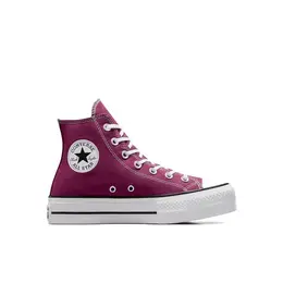 Converse: Бордовые кеды 