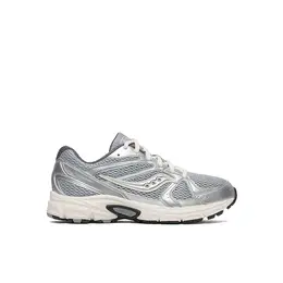 Saucony: Серебристые кроссовки 