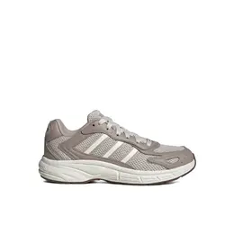 adidas: Серебристые кроссовки 