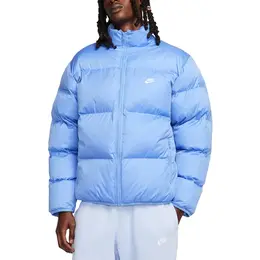 NIKE: Голубой пуховик  Club