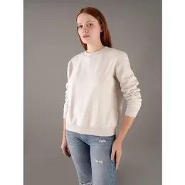 Calvin Klein Jeans: Белый свитшот 