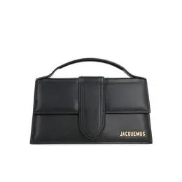 Jacquemus: Чёрная сумка  Le Grand Bambino