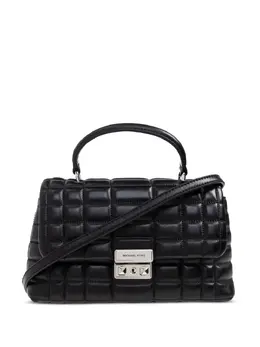Michael Michael Kors: Чёрная сумка через плечо 