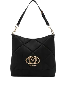 Love Moschino: Чёрная сумка-шоппер 