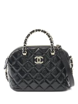CHANEL Pre-Owned: Чёрная сумка 