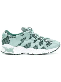 ASICS: Голубые кроссовки 