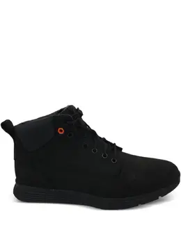 Timberland: Чёрные ботинки 