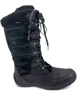 Timberland: Чёрные ботинки 