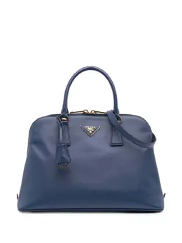 Prada Pre-Owned: Голубая сумка 