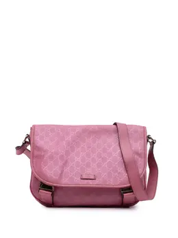 Gucci Pre-Owned: Розовая сумка через плечо 
