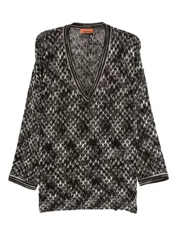 Missoni: Свитер с v-образным вырезом 