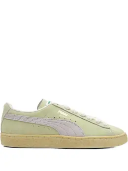 PUMA: Зелёные кроссовки  Suede Classic XXI