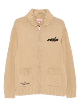 Kenzo: Бежевый кардиган 