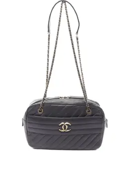 CHANEL Pre-Owned: Чёрная сумка 