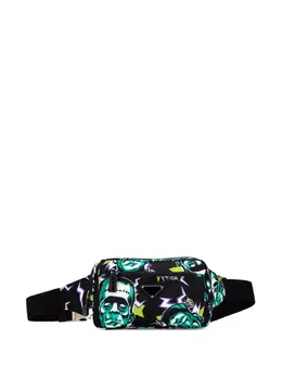 Prada Pre-Owned: Чёрная поясная сумка 