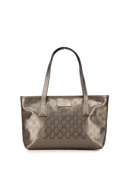 Gucci Pre-Owned: Серая сумка-шоппер 