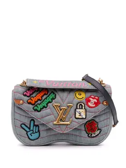 Louis Vuitton Pre-Owned: Голубая сумка 