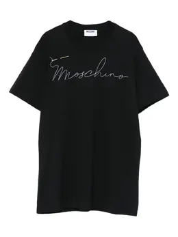Moschino: Чёрная футболка 